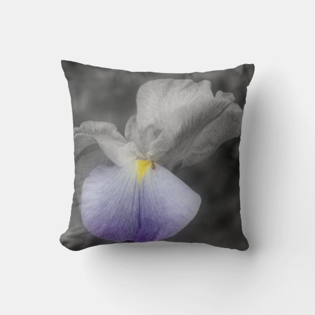 Coussin Fleur japonaise Iris (Recto)