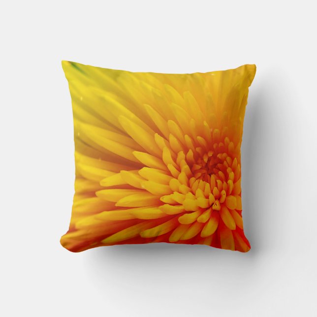 Coussin Fleur jaune (Recto)