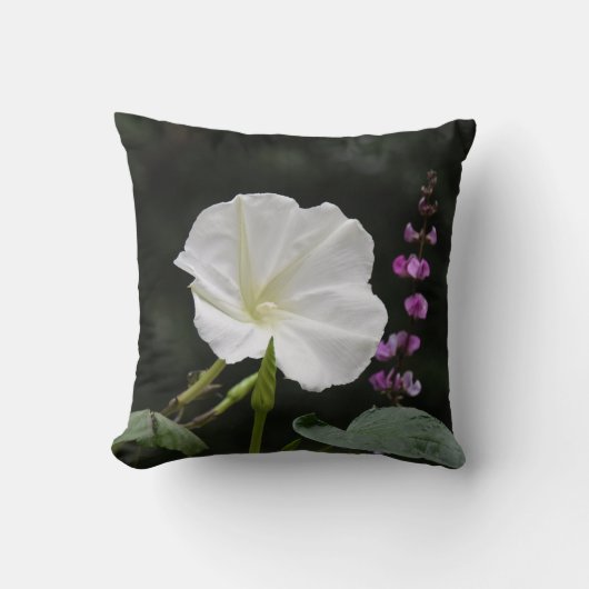 Coussin Fleur Lune Avec Hyacinthe Violet (Recto)