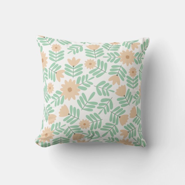 Coussin Fleur minimale (Recto)