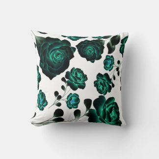 Coussin Fleur néon exotique d'été