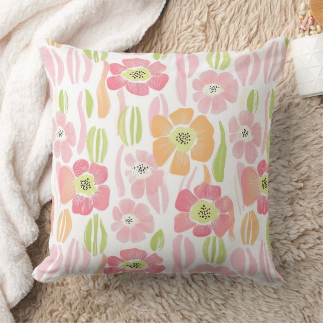 Coussin Fleur pastel rétro (1) (Couverture)
