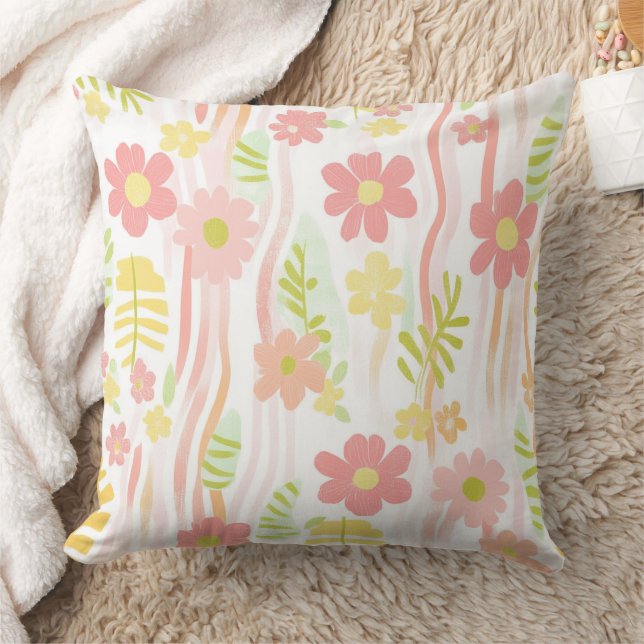 Coussin Fleur pastel rétro (3) (Couverture)