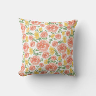 Coussin Fleur romantique