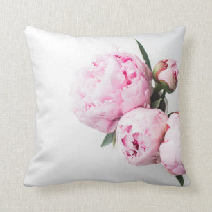 Coussin Fleur rose de pivoine