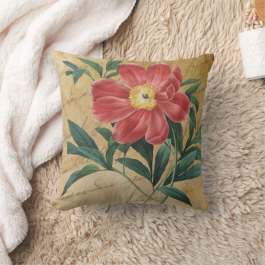 Coussin Fleur rouge (Couverture)