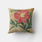 Coussin Fleur rouge (Verso)