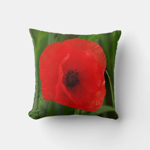 Coussin Fleur Rouge