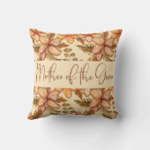 Coussin Fleur Rustique Automne Mère du Marié (Verso)