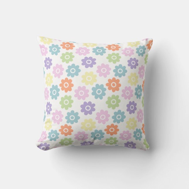 Coussin Fleur sauvage du printemps (Recto)