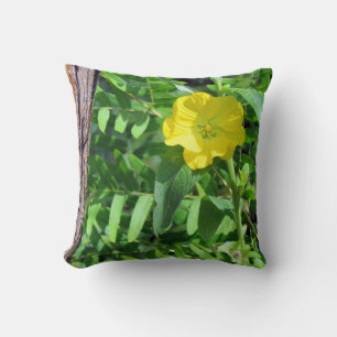 Coussin Fleur sauvage jaune