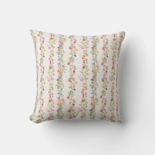Coussin fleur sauvage printemps dainty fleurie jardin d'ét