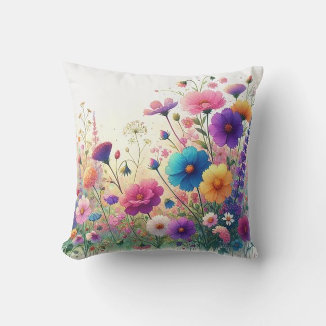 Coussin Fleur sauvage Rhapsody (Recto)