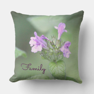 Coussin Fleur sauvage violet