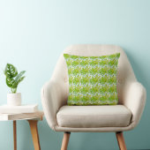 Coussin Fleur vert vert vert vert pâle marguerite (Chaise)