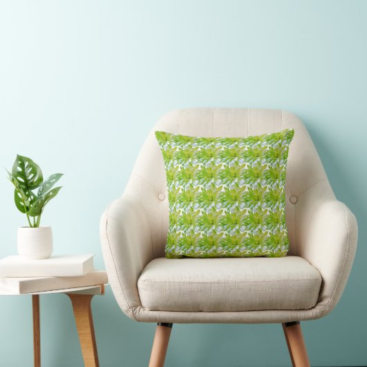 Coussin Fleur vert vert vert vert pâle marguerite (Chaise)