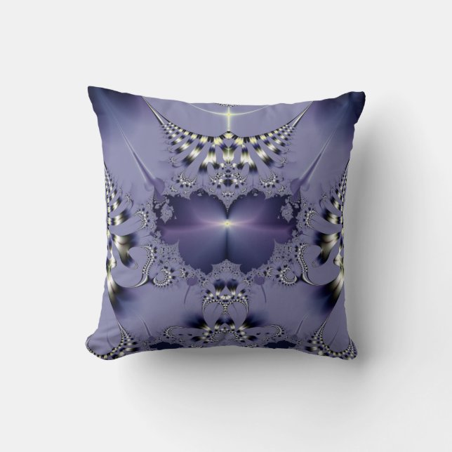 Coussin Fleur violette (Recto)
