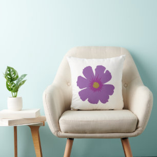Coussin Fleur Violette
