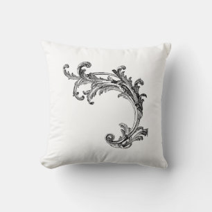 Coussin fleurissement de conception ornemental