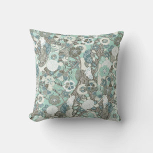 Coussin Fleurs Abstraites