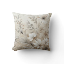 Fleurs beiges modernes 1 Poster