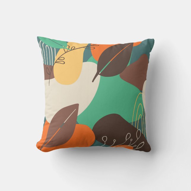 Coussin Fleurs colorées (Recto)