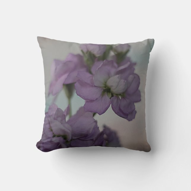 Coussin Fleurs courantes de lavande (Recto)