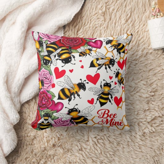 Coussin Fleurs d'abeilles (Couverture)