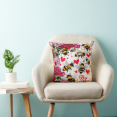Coussin Fleurs d'abeilles (Chaise)