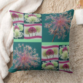 Coussin Fleurs d'Allium Fantaisistes en Collage (Couverture)