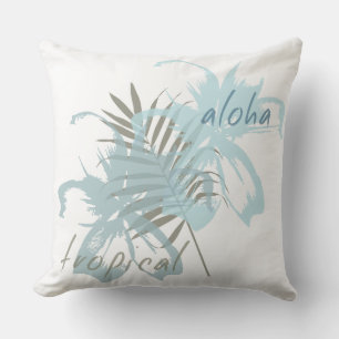 Coussin Fleurs d'Aloha tropicales
