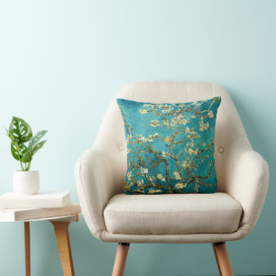 Coussin Fleurs d'amandier de Van Gogh Impressionnisme clas
