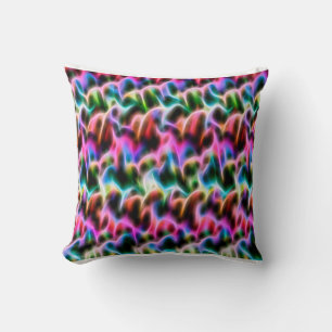 Coussin Fleurs dans la couleur pastel abstraite