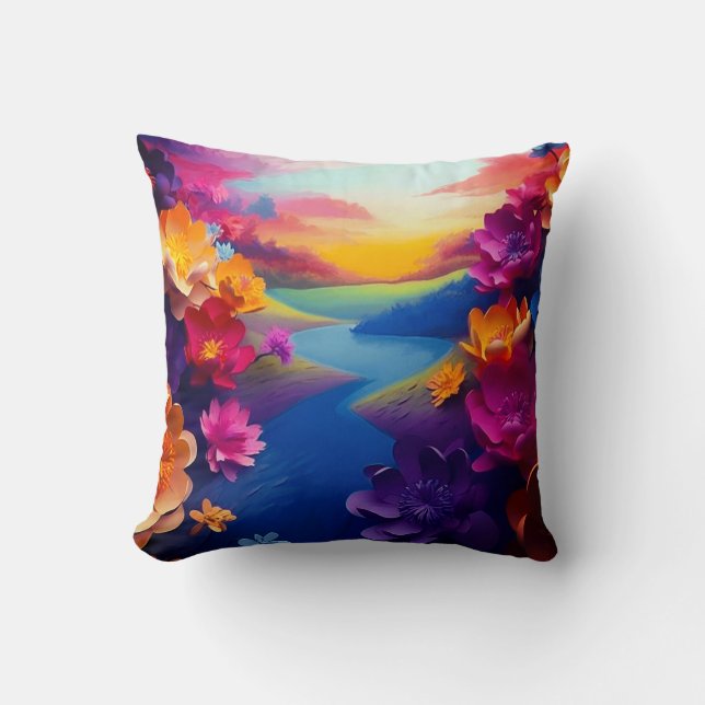 Coussin Fleurs d'art (Recto)