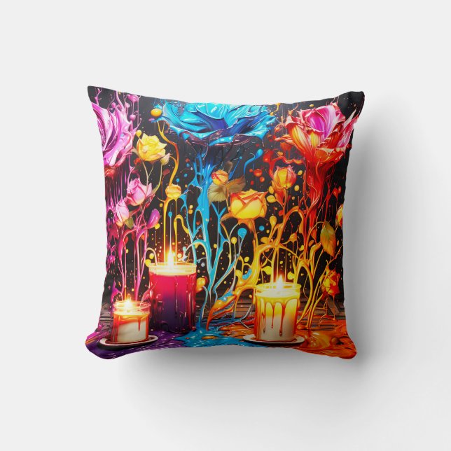 Coussin Fleurs d'art (Recto)