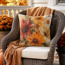 Fleurs d'automne aquarelle