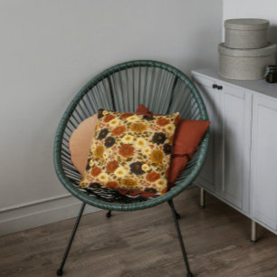 Coussin Fleurs d'Automne - Bohème Campagnarde
