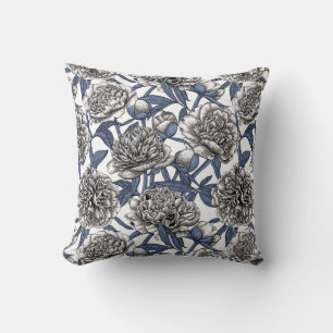 Coussin Fleurs de cendres blanches