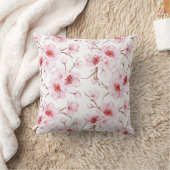 Coussin Fleurs de cerisier rose blanc (Couverture)