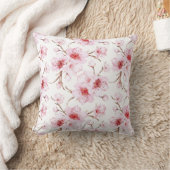 Coussin Fleurs de cerisier rose blanc (Couverture)