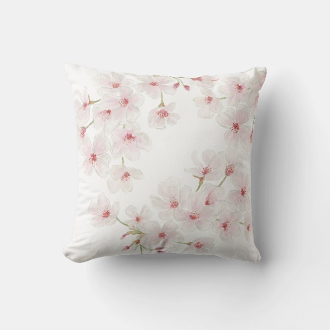 Coussin Fleurs de cerisiers (Recto)