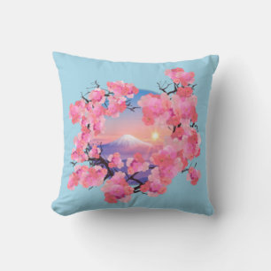 Coussin Fleurs de cerisiers par l'Oreiller du Mont Fuji