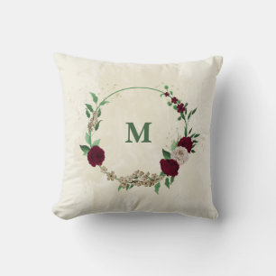 Coussin fleurs de champagne de Bourgogne
