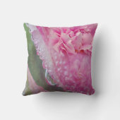 Coussin Fleurs de corail, d'herbe et de rose pivoine (Verso)