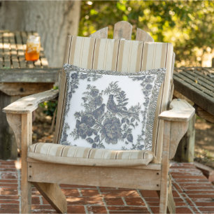 Coussin Fleurs de faisans