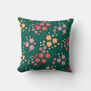 Coussin Fleurs de Jardin Vibrantes