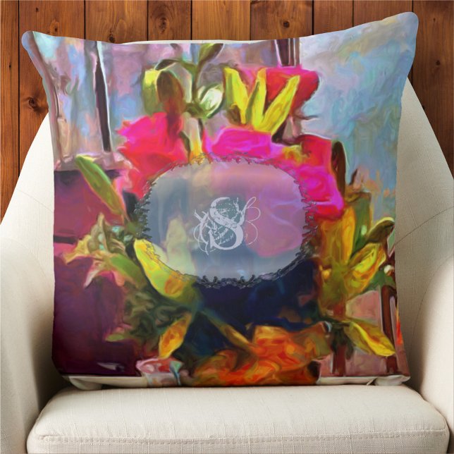 Coussin Fleurs de l'amour PM0001 (Créateur téléchargé)