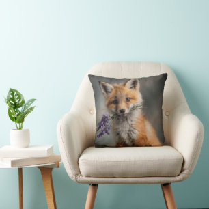 Coussin Fleurs de lavande fermées pour kit Fox adorable