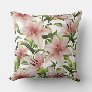 Coussin Fleurs de lys. Modèle floral