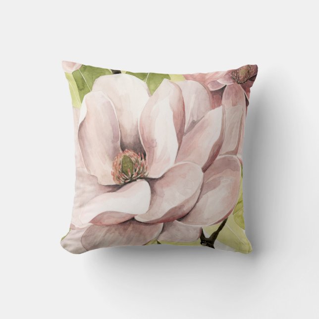 Coussin Fleurs de Magnolia (Recto)